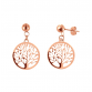 TREE OF LIFE COIN EARRING 