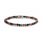 Bracelet with red bead mix
