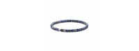 Βracelet Steel  blue sodalite beads