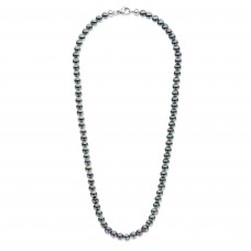 Νecklace black pearls