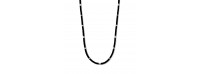 Νecklace beads black agate