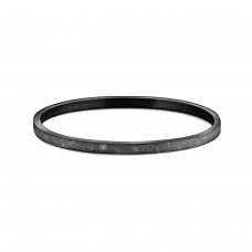 Kaliber black steel frost bangle