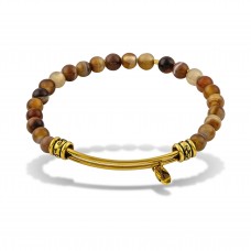 charms bangle tiger beads